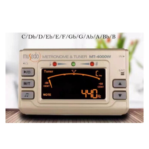 Metrônomo e afinador MT-4000W 2 em 1 para flauta e saxofone 1
