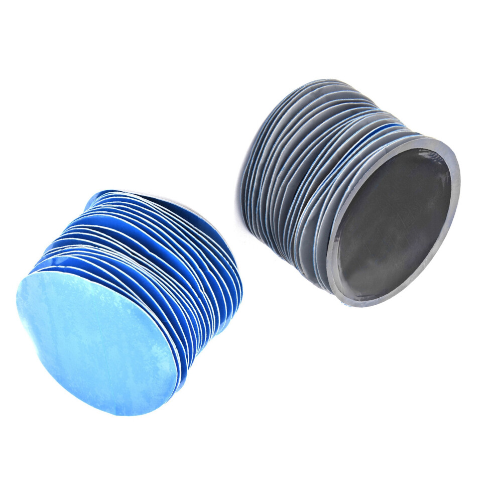 80Pcs/Box 58Mm Car Round Natural Rubber Tire Tyre Puncture Repair Cold Patch Tubeless Patches 8721324559754