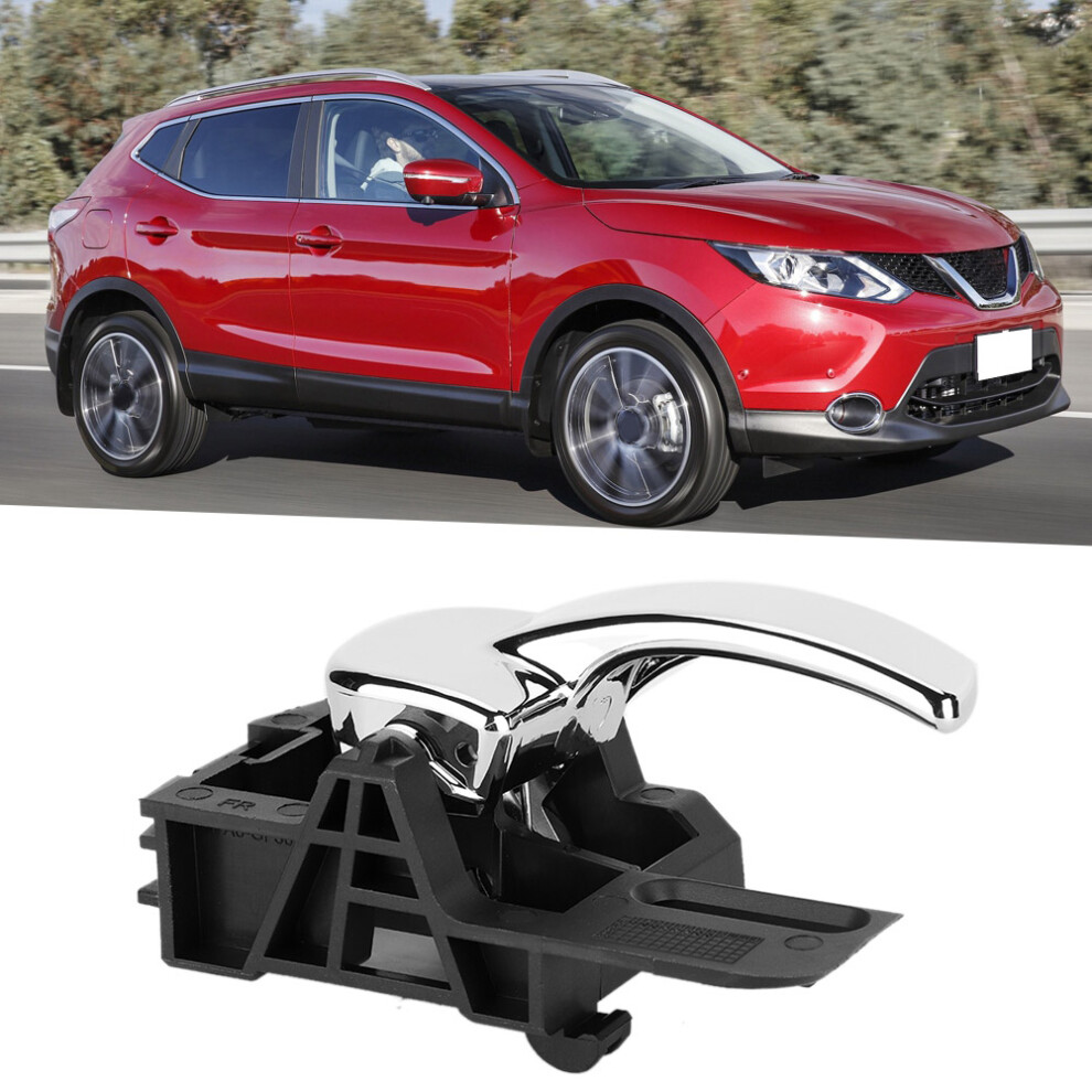 2Pcs Left&Right Inner Chrome Door Handle 80671-Jd00e Fits For Nissan Qashqai 2004-2007 4031324560341