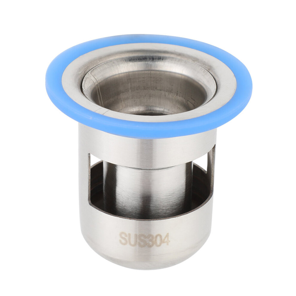 Stainless Steel Shower Floor Drain Bathroom Drainage Gully Core Thicken(Large304 Short) 4941324560848