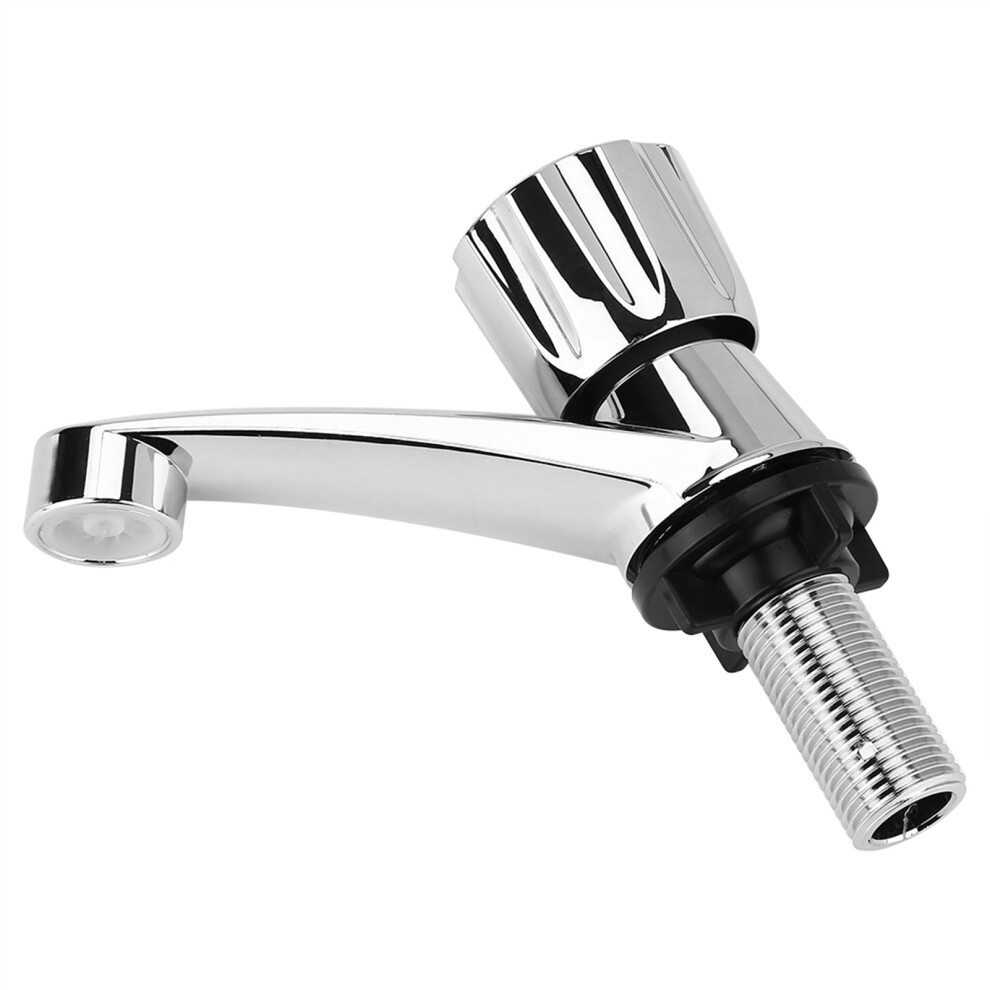 Abs Plastic Single Cold Faucet Water Tap Bathroom Basin Kitchen Sink Accessories(Shutter G1/2) 8491324561711
