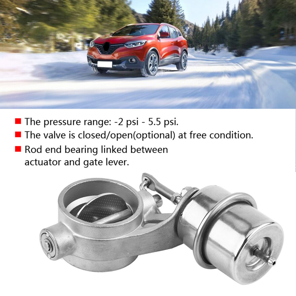 Car Exhaust Control Valve Boost Vacuum Activated Exhaust Cutout/Dump 2Inch 3301324562760