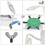 Alloy Mechanical Watch Test Winder Machine Automatic Watch Winder Repair Tool 5