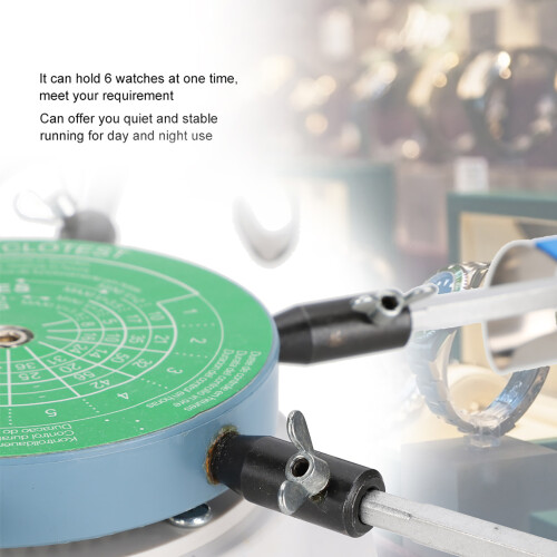Alloy Mechanical Watch Test Winder Machine Automatic Watch Winder Repair Tool 2