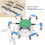 Alloy Mechanical Watch Test Winder Machine Automatic Watch Winder Repair Tool 11