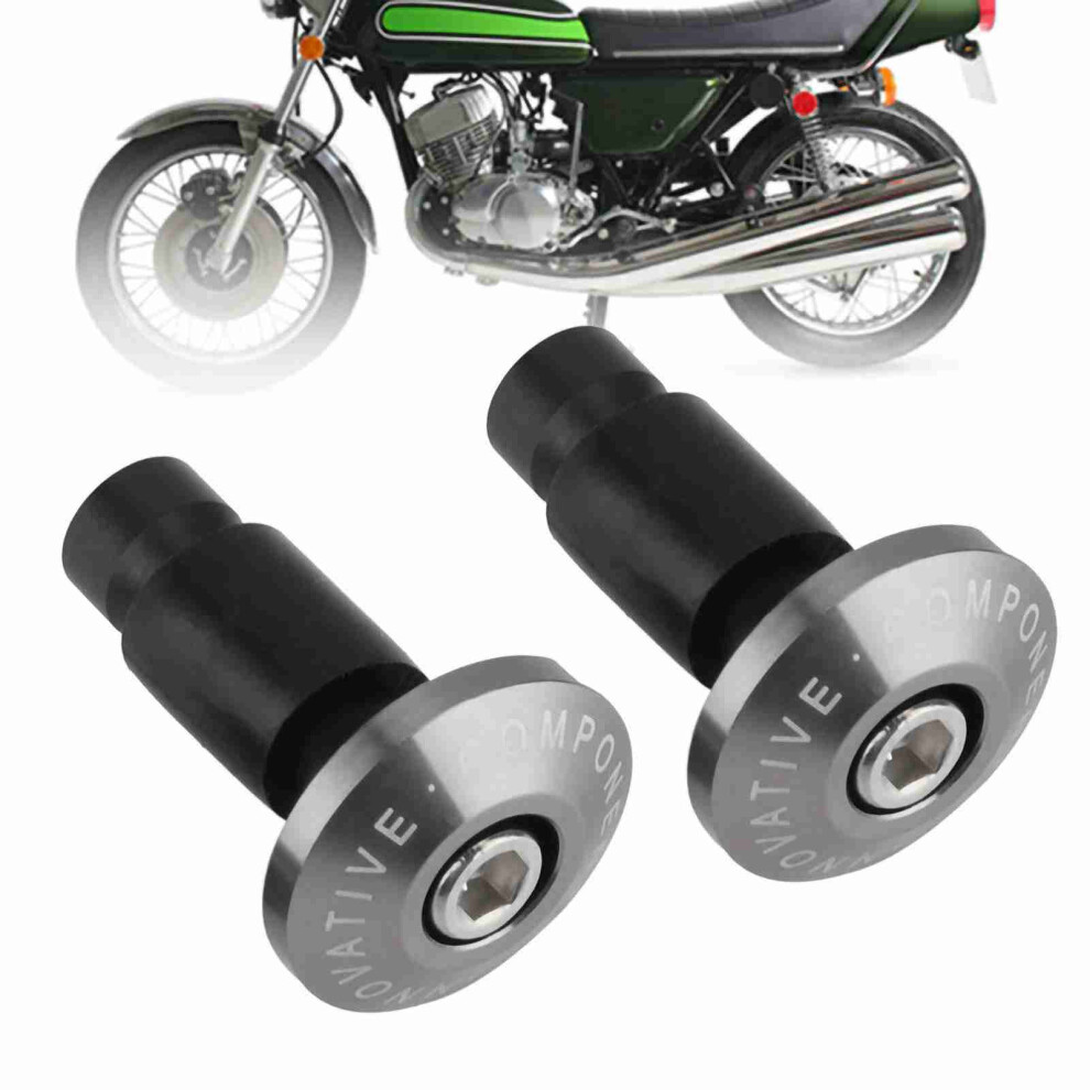 22Mm 7/8Inch Motorcycle Handlebar End Slider Plug Caps For Racing Atv Offroad Titanium 8271324563584