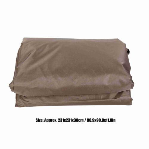 Outdoor Square Rainproof Dust Proof Bathtub Protector Cover Hot Spring Bath Cover Cap 1