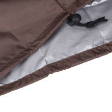 Garden Waterproof UV Proof Deck Box Cover Storage Box Protective Cover 123x62x55cm (Coffee)