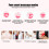 Electric Breast Enlargement Massage Machine Heating Breast Massager with Remote ControlWhite 8