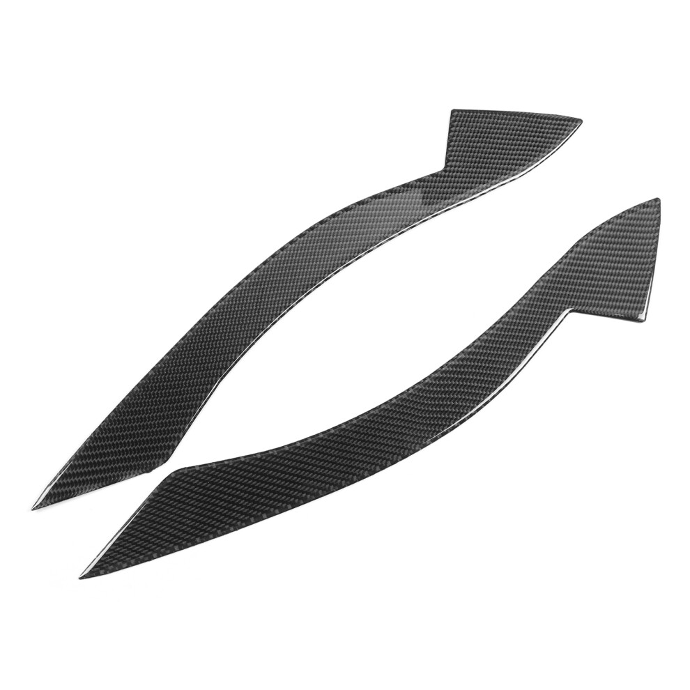 Pair Carbon Fiber Headlight Eyebrow Eyelid Simple Installation Fit For Z4 E89 2009Â2015 3641324563535