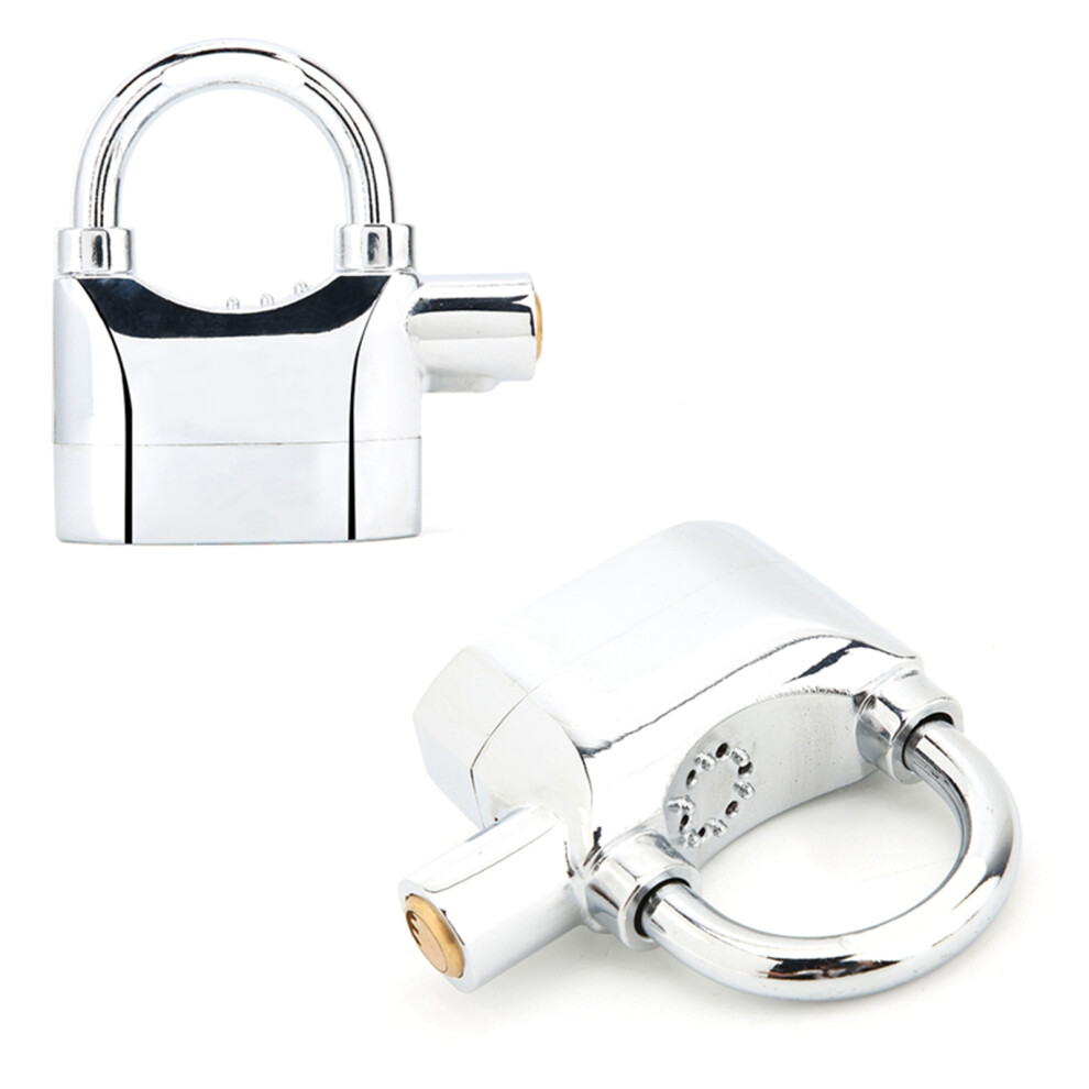 Anti Theft Security Padlock Waterproof Siren Alarm Lock For Motorcycle Bicycle Door Window 7631324564461