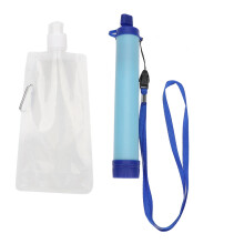 Portable Purifier Water Filter Straw Tool Accessory for Camping Hiking Emergency Survival