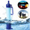 Portable Purifier Water Filter Straw Tool Accessory for Camping Hiking Emergency Survival 8