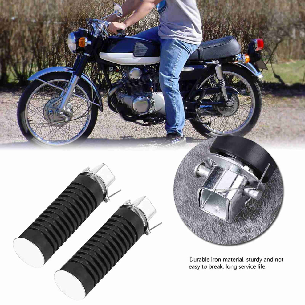 Pair Of Motorcycle Motorbike Footrest Foot Peg Pedals For Honda Cb125s Cb100 Cg125 8731324566065