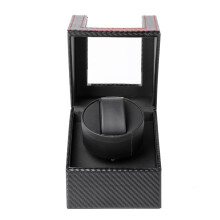 Single Automatic Watch Winder with Quiet Motor Wristwatch Display Case Box