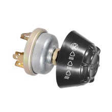 Silver Black 12V Horn Switch for Tractors