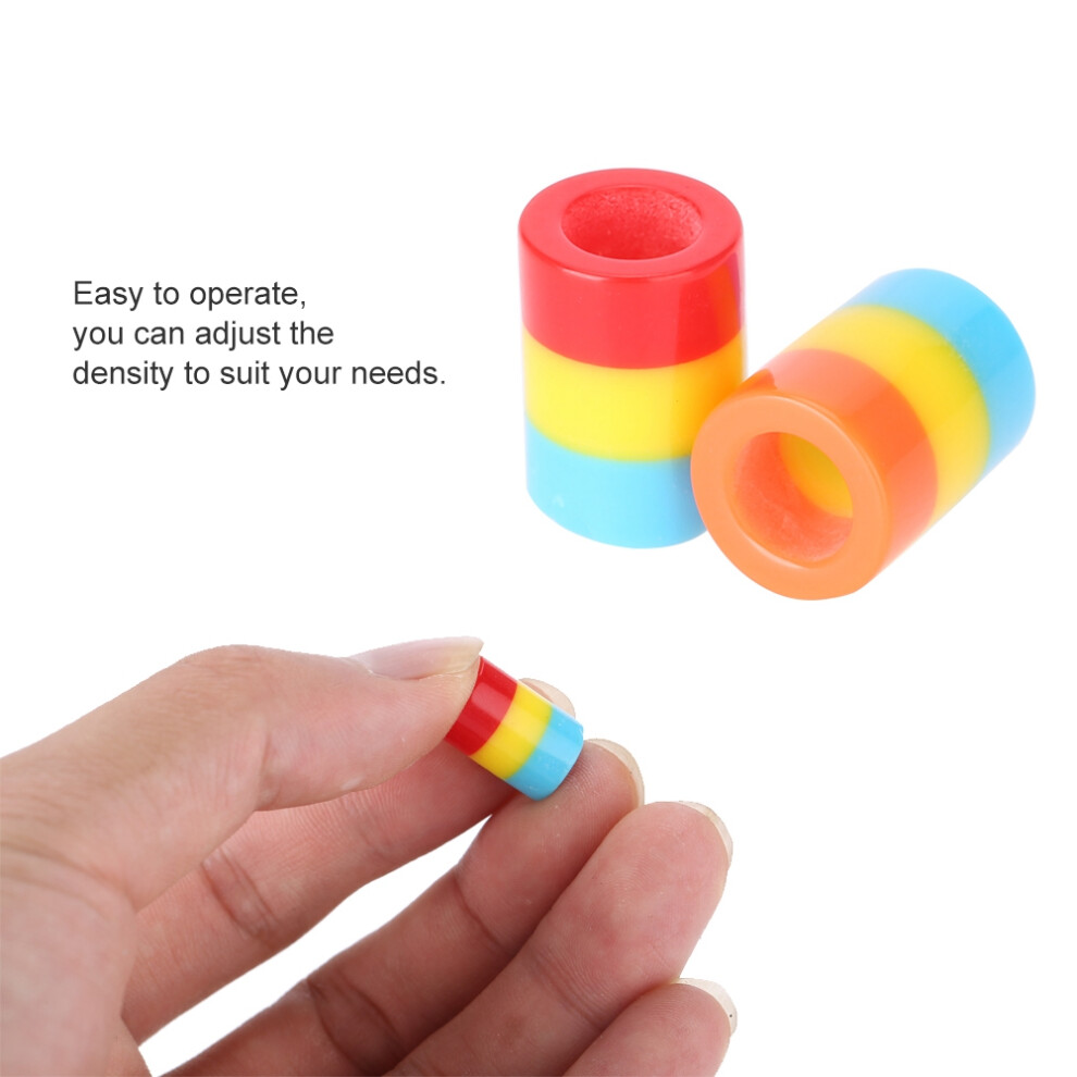 Unisex 100Pcs Colorful Resin Hair Braid Beads Rings Cuff Hair Beauty Decoration Tools Accessories