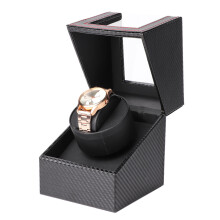 Single Automatic Watch Winder with Quiet Motor Wristwatch Display Case Box