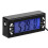 12V Digital Car Thermometer Vehicle Clock LCD Temperature Meter with Alarm Function CT23 5