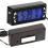 12V Digital Car Thermometer Vehicle Clock LCD Temperature Meter with Alarm Function CT23 6