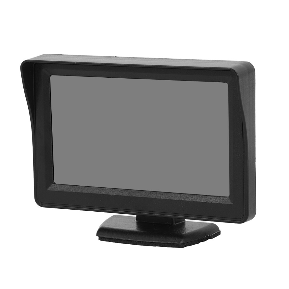 Dc 9V 35V 3W 4.3In Ultra Thin 2-Way Av Input Car Monitor Lcd Display For Backup Reverse Camera 5071324567925