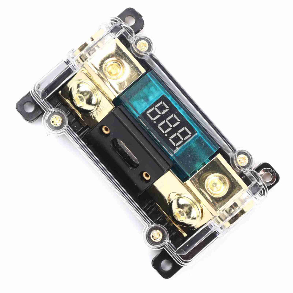 Car Audio Power Fuses Holder Stereo Distribution Block Box Digital Display(250A ) 4371324569938