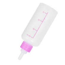 6PCS Pet Nursing Kit Puppy Kitten Feeding Bottle 60ml Pink