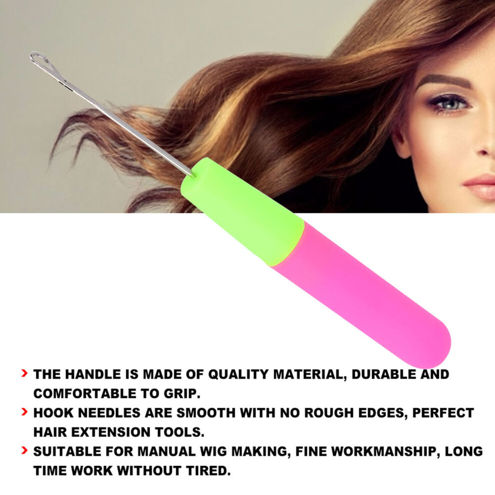Unisex Crochet Latch Hook Needles Hair Extension Braiding Crafts Skill Tool Kit M
