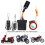 105-125dB Motorcycle 2 Way Remote Alarm Horn Waterproof Security System with Engine Start 12