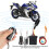 105-125dB Motorcycle 2 Way Remote Alarm Horn Waterproof Security System with Engine Start 13