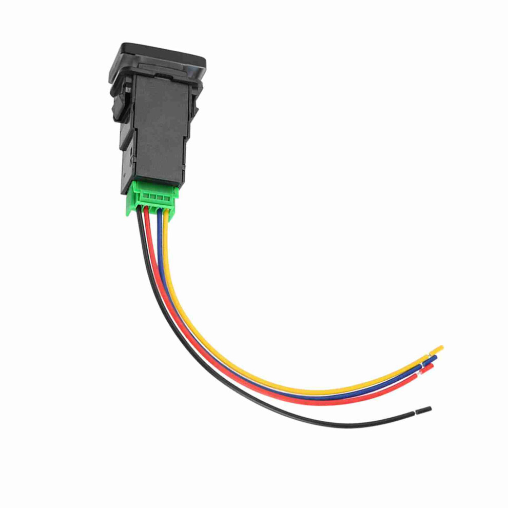 12V 4-Pole Push Button Switch For Toyota With Led Background Indicator Light 6951324572398