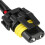 2pcs H4 Sockets to 9006 Bulbs Wire Harness Headlight Fog Light Conversion Adapter Cable 3