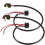 2pcs H4 Sockets to 9006 Bulbs Wire Harness Headlight Fog Light Conversion Adapter Cable 12