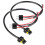 2pcs H4 Sockets to 9006 Bulbs Wire Harness Headlight Fog Light Conversion Adapter Cable 8