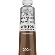 Winsor & Newton Winton Oil Color 200ml (6.75-oz) Tube Raw Umber