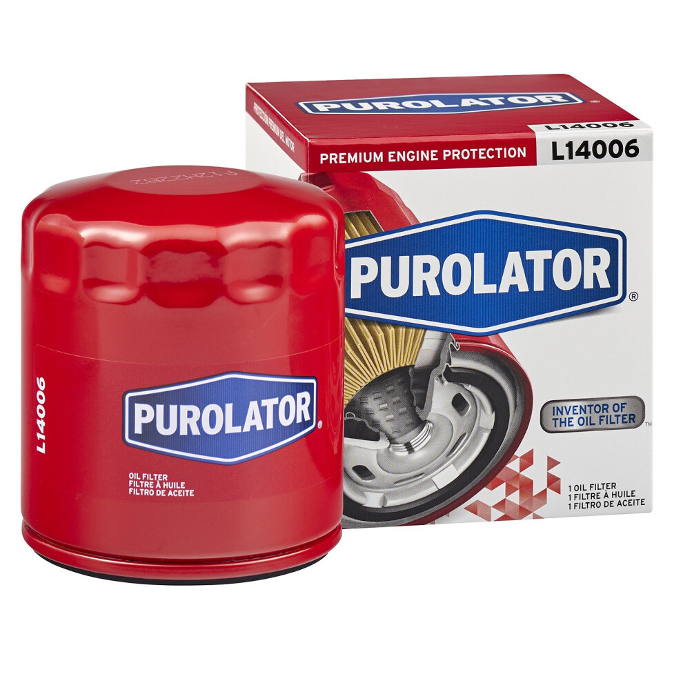Purolator L14006 Premium Engine Protection Spin On Oil Filter Compatible With Chevrolet Silverado 1500 Tahoe Suburban 1500 Silverado 2500 HD