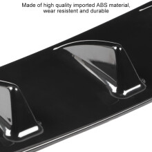 Hintere Stoßstange Haifischflossen-Spoiler Winglip-Diffusor Abtrieb verbessern (S)