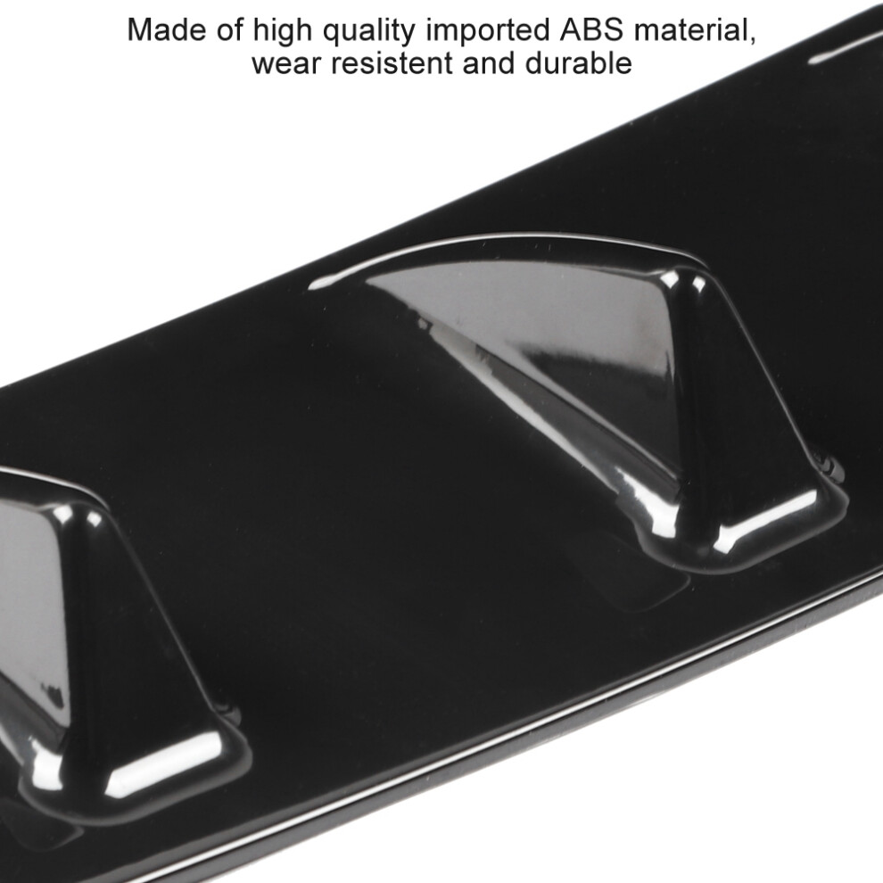 Universal Car Rear Bumper Chassis Shark Fin Spoiler Wing Lip Diffuser 8161324572283