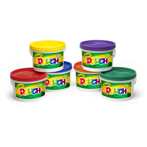 Crayola Crayola BIN570016 Superweiche Modellierknete, verschiedene Farben, 6er-Pack 1