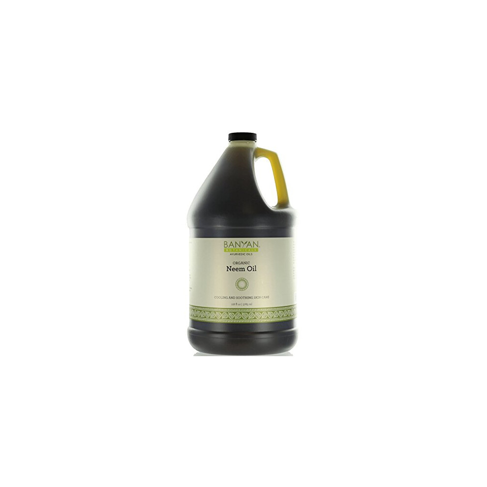 Banyan Botanicals Neem Oil - Pure & Organic Neem Oil - Traditional Ayurvedic Neem Oil That Cools & Soothes - Supports Healthy Skin Hair Nails &