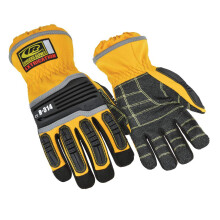 Ansell RINGERS R-314 Industrial Extrication Search & Rescue Impact Gloves with Enhanced Grip for Mining Oil and Gas Orange/Black Size 9 1 Pack