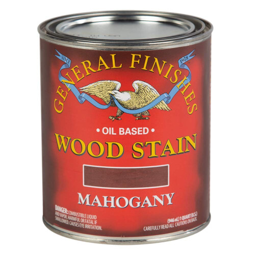 General Finishes    lbasierte, eindringende Holzbeize, 1 Quart, Mahagoni