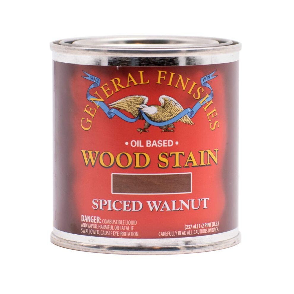 General Finishes Lbasierte, Eindringende Holzbeize, 1/2 Pint, Gew Rz-Walnuss-image