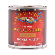General Finishes lbasierte, durchdringende Holzlasur, 1/2 Pint Honey Maple