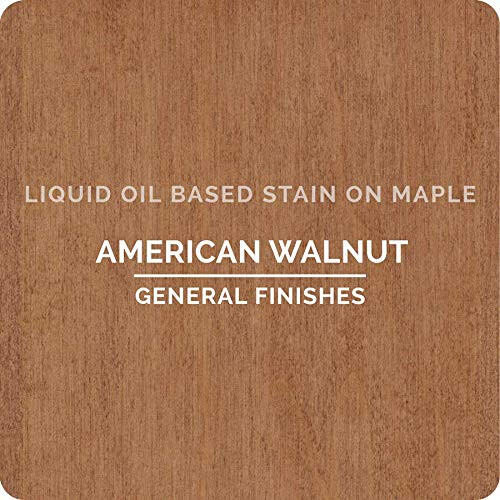 General Finishes    lbasierte, eindringende Holzbeize, 1 Quart, amerikanischer Nussbaum 1