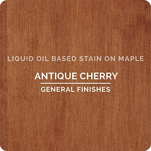General Finishes    lbasierte, eindringende Holzbeize, 1/2 Pint, Antik-Kirsche 1