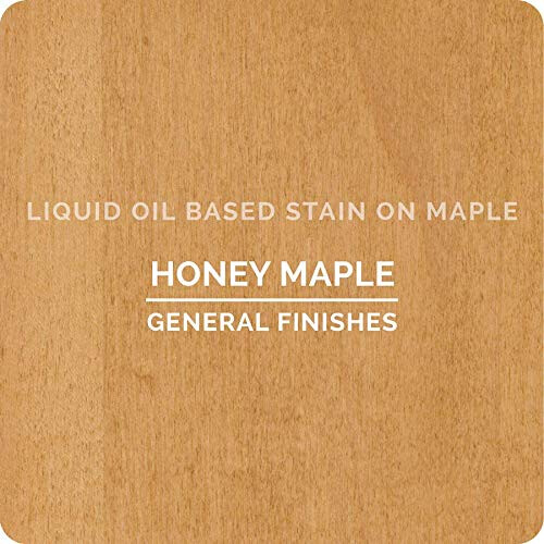 General Finishes    lbasierte, eindringende Holzbeize, 1/2 Pint, Honigahorn 1