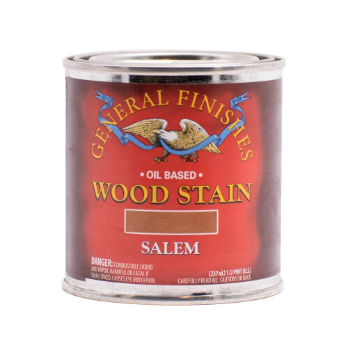 General Finishes    lbasierte, eindringende Holzbeize, 1/2 Pint Salem