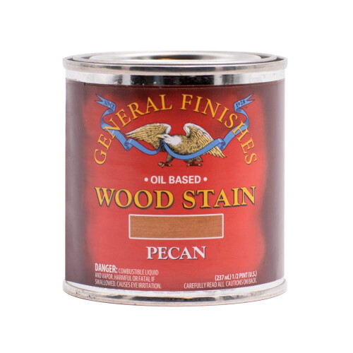 General Finishes    lbasierte, eindringende Holzbeize, 1/2 Pint Pecan