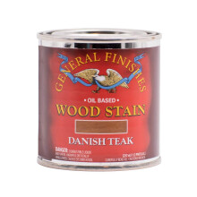 General Finishes Durchdringende Holzbeize auf lbasis, 1/2 Pint, dnisches Teakholz